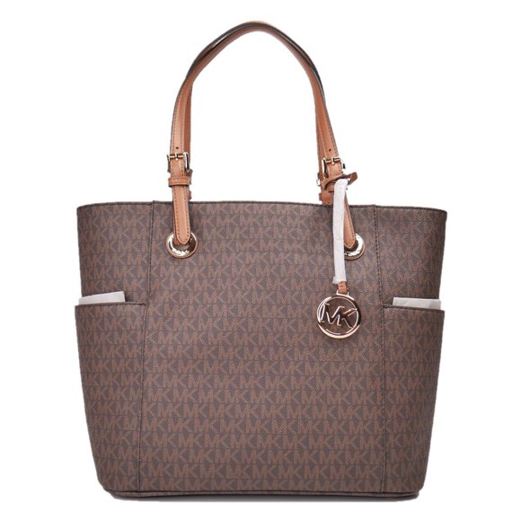 MICHAEL Michael Kors Handbags - Michael Kors Jet Set Signature EW Travel Tote Bag